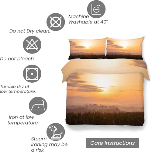 Housse couette en microfibre douce 200x200 zippée pour un lit impeccable - 7