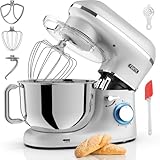 Fentic Batidora Amasadora - 2000W - Con Bol 6.2L para Hornear - Robot da Cocina con Batidor, gancho...