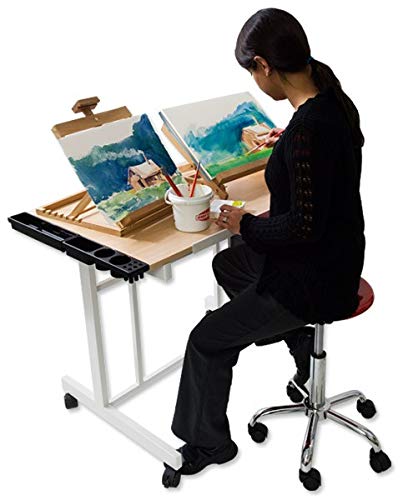 Creative Mark Symphony - Multi Purpose Artist Easel For Painting, Drawing And Reading, Art Stand Folds Flat For Storage - Bamboo, Vertical Style #TOP2