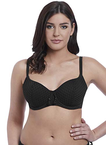 Freya Women's Bohemia Underwire Sweetheart Bikini Swim Top AS2970 32E Black