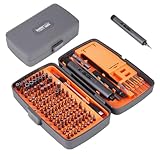 電動ドリルドライバー 138in1 精密ドライバー 電動 小型 電動精密ドライバーセット 充電式 電動0.3N.m 手動5N.m ペン型 LEDライト 静かさ 軽量 専用ケース付き 正逆転 時計用 眼鏡用 精密機器修理