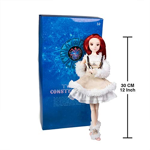 Icy Fortune Days Mystery Magic Girl Fortune Days Bjd Doll 12 Inch Twelve Constellation Series Doll (Aries) #TOP4