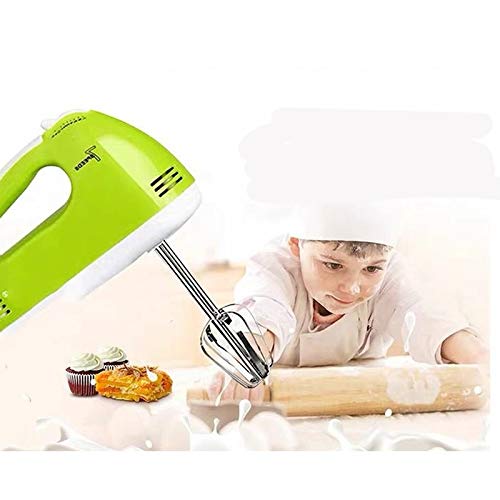 Sbattitore Elettrico per Alimenti Supporto da Tavolo Impastatrice per Dolci Impastatrice per Uova Frullatore per Uova Frullatore per Cottura Panna da Montare Macchina 7 velocità (C