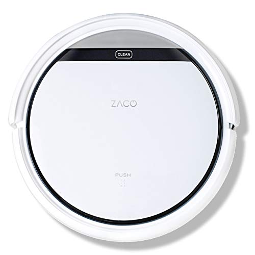 ZACO V3sPro - Robot aspirador, 4 modos de limpieza, fácil manejo y programación con el mando a distancia, especial para...