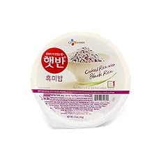 أرز مطبوخ CJ مع أرز أسود Hetbahn ، 7.4 أوقية 12 Count ، فوري & أمبير ؛ الميكروويف