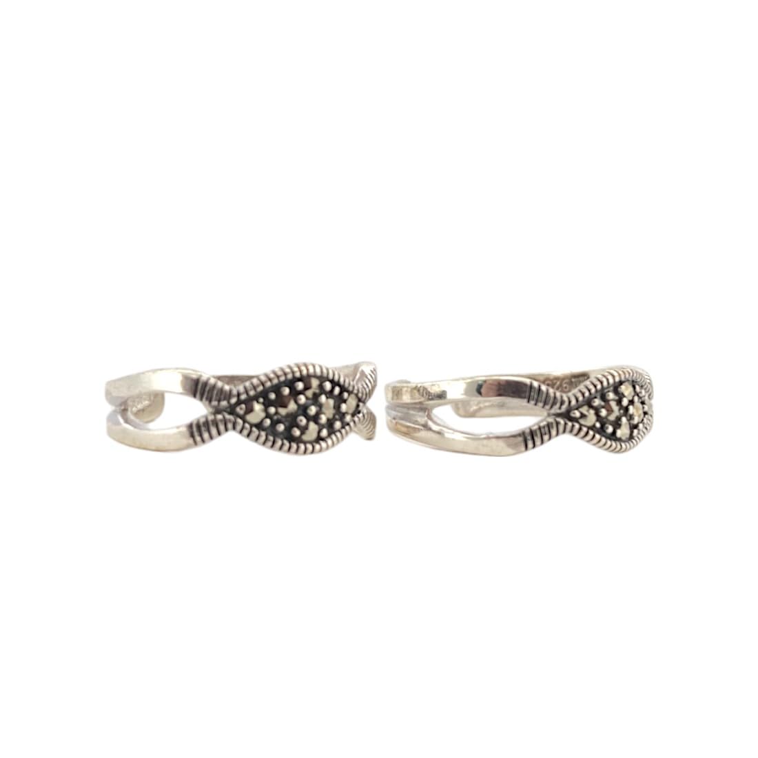 Rihi By P.C.Chandra Cut Work Oxidized Toe Ring For Women & Girls (B0CSP21111) Amazon Price History, Amazon Price Tracker