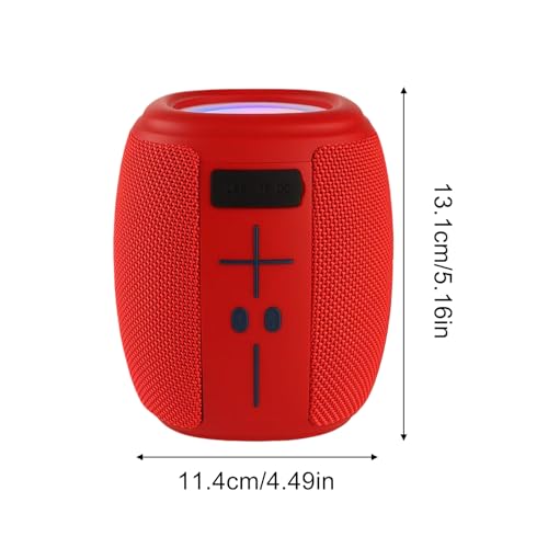 Enceinte portable sans fil Bluetooth avec son stéréo puissant et éclairage RGB - 5