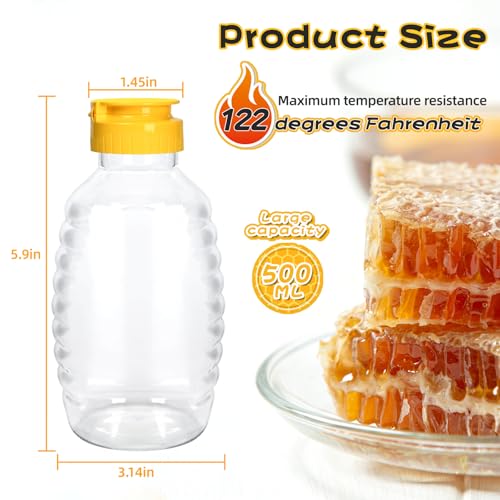 SkyJourney 16 oz Squeeze Honey Bottle