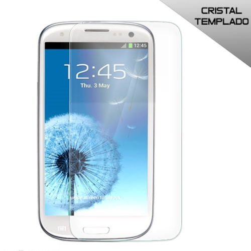 Kde - Protector de Pantalla Cristal Templado antigolpes para Samsung Galaxy s3 i9300 tuprecionline®