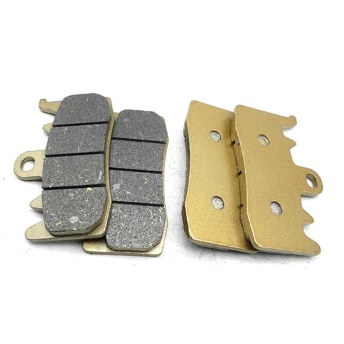 Bremsbeläge Ersatzteile Motorrad-Bremsbeläge Für Aprilia Caponord 1200 Travel Pack, Passend Für Scheibenbremsbeläge Vorn Und Hinten, Verschleißfest Motorrad Scheibenbremsbelag(2 Bremsbeläge vorne)