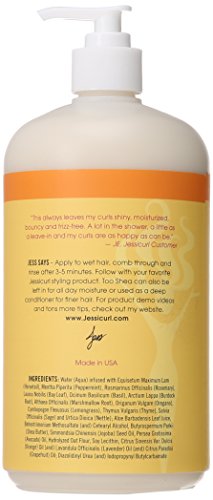 Jessicurl, Too Shea! Extra Moisturizing Conditioner For Curly Hair, Citrus Lavender, 32 Fl Oz. Leave In Conditioner For Dry Hair, Anti Frizz Hair Products #TOP1