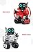 Hi-Tech Wireless Interactive Robot RC Robot Toy for Boys, Girls, Kids, Children (Red)