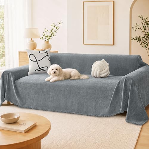 hyha Couch Cover for Dogs, Boho Sofa Covers for 3 Cushion
