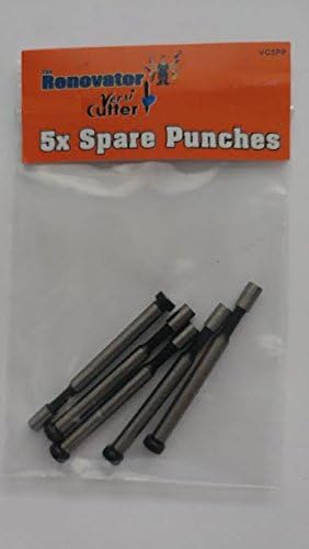 Versi Cutter Punch Pack - 5 Replacement Case Hardened Steel Punches For Your Versi Cutter by Renovator