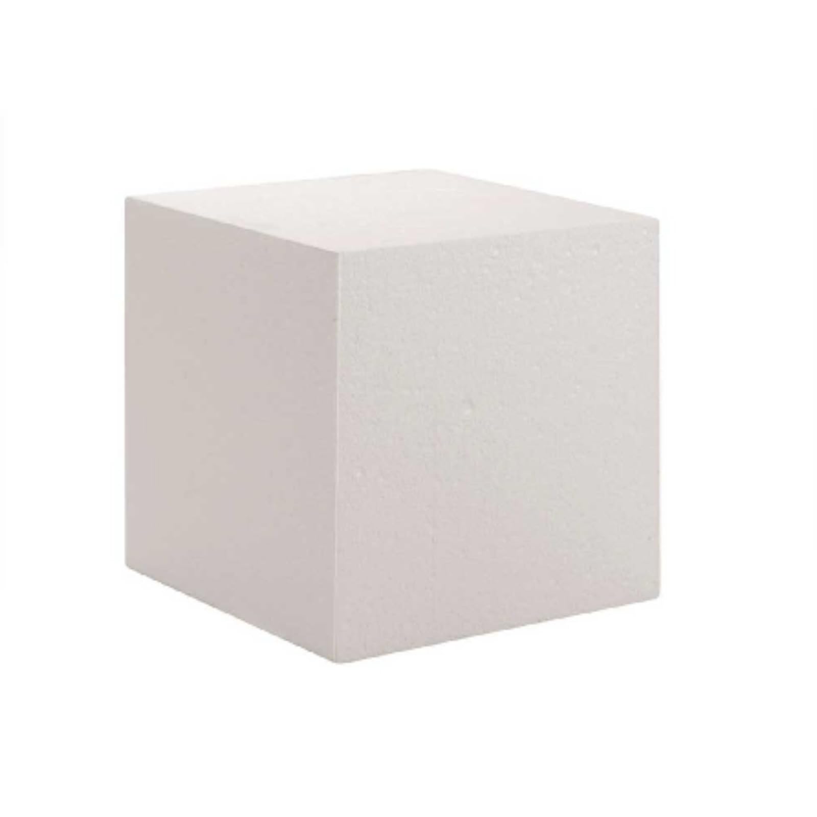 Cubi in Polistirolo, Blocchi Quadrati per Cake Design, Scultura e Fai da Te, Basi Cubetti in Polistirene Espanso per Hobby, Decoupage, Composizioni Floreali e Modellismo (50x50x50 cm)