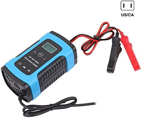 Luckguy Charger Car Battery Starter Jump Power Booster 12 V Smart Auto Pulse Repair Charger, beige, US