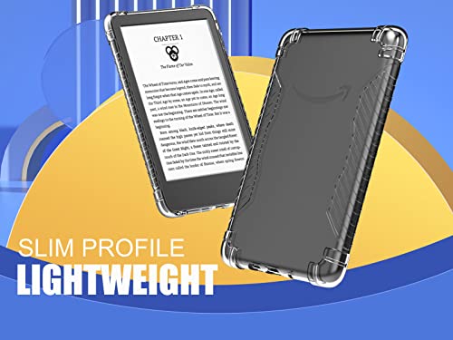 Moko Case For 6" All-New Kindle (11Th Generation-2022 Release), Ultra Clear Soft Flexible Transparent Tpu Skin Bumper Back Cover Shell, Clear #TOP5