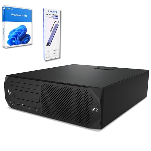 HP Z2 SFF G4 | PC Fisso Desktop Intel Core i9 fino a 5.0 Ghz | 32GB RAM DDR4 | SSD 1TB NVMe | Windows 11 Pro | Porte USB 3.1, DisplayPort | Computer Professionale | Doking 10 in1 (Messoanuovo)