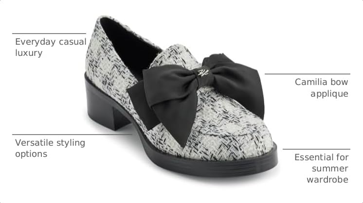 Image of Karl Lagerfeld Women's Camilla Loafer with Oversized Bow