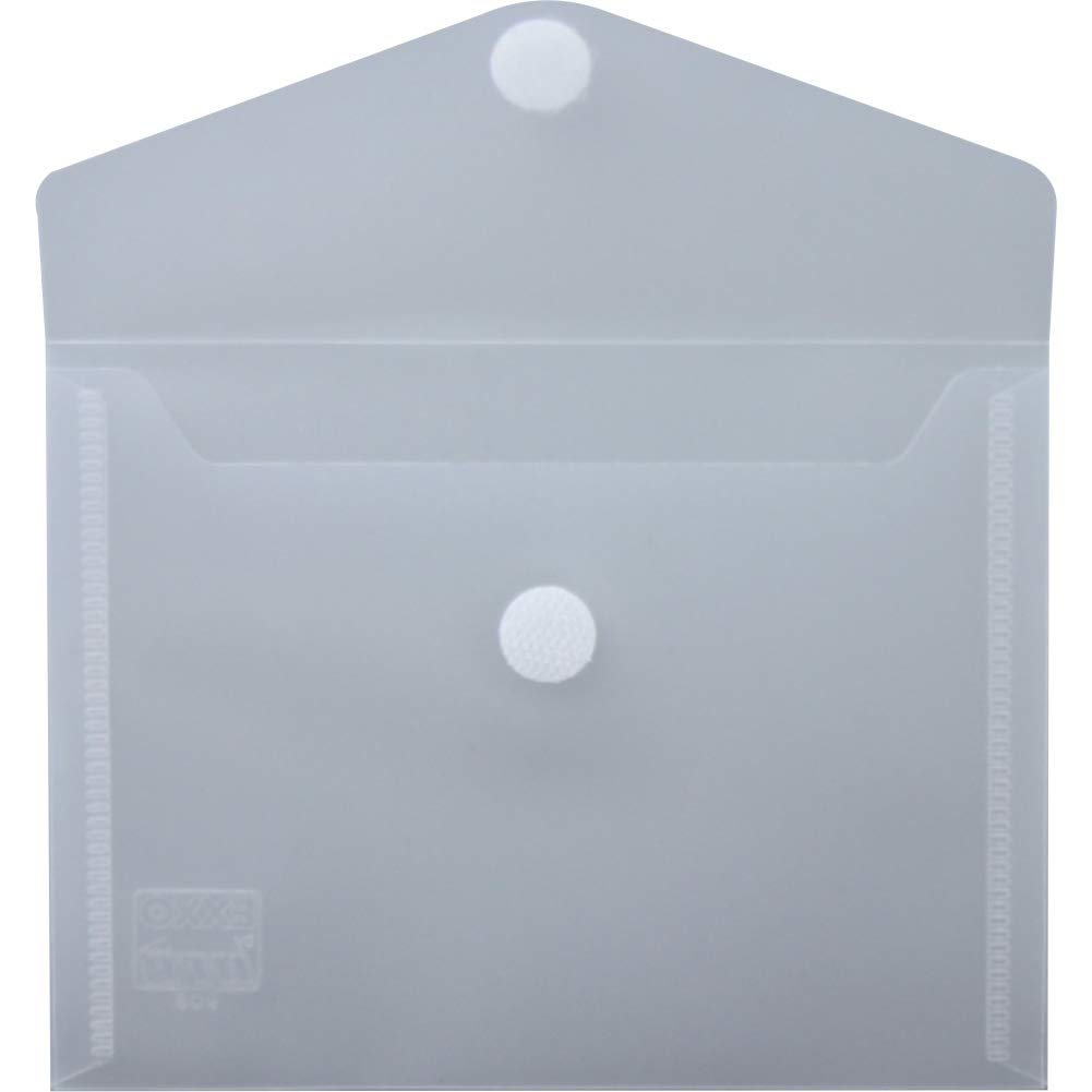 90861 - Sobre portadocumentos (cierre de velcro, A6, 10 unidades), transparente