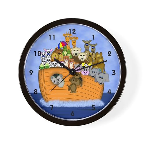 CafePress Noah's Ark 10 Wall Clock for Livingroom, Kitchen, or Office