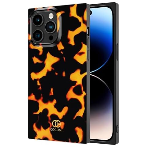 Cocomii - Rectangle Case Compatible with iPhone 15 Pro Max - Compatible with MagSafe, Animal Print, Fashionable Pattern, Glossy, Magnetic Phone Case for iPhone 15 Pro Max 6.7 inch, Tortoise Cover