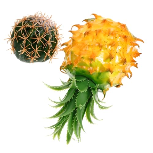 Accesorios coche de piña para adorno de antena: 2 piezas Amosfun de PU para decoración de techo