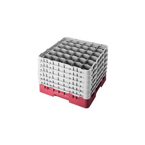 Camrack Glass Rack, W/6 Extenders, Full Size, 36 Compartments, 2-7/8'' Max. Dia., 11-3/4'' Max. (2 Pieces/Unit)