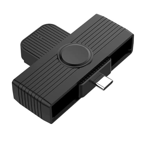 casstaly Tipo C lector de tarjetas inteligentes banco de identificación EMV adaptador de conector electrónico DNIE Dni Sim Cloner para OS, Tipo-C