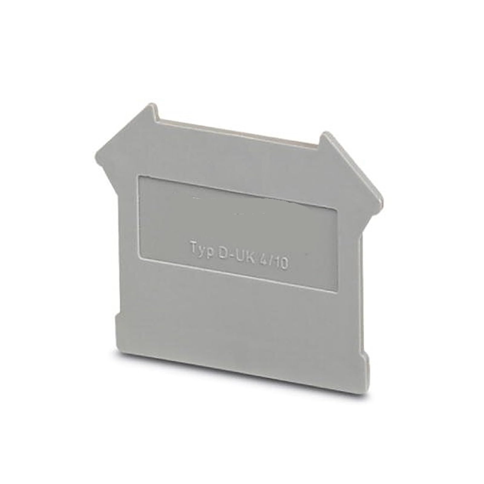 Accesorios de bloque de terminales: Placa final D-UK 4/10 2