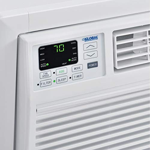14,000 Btu Through The Wall Air Conditioner, Cool With Heat, 208/230V #TOP4