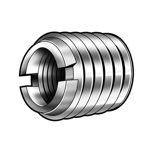 Image of E-Z Lok Externally Threaded Insert, 303 Stainless Steel /Metric, M10-1.5 Internal Threads, 9 /16 inch-12 External Threads, 13.08mm Length, Made in US (Pack of 5)