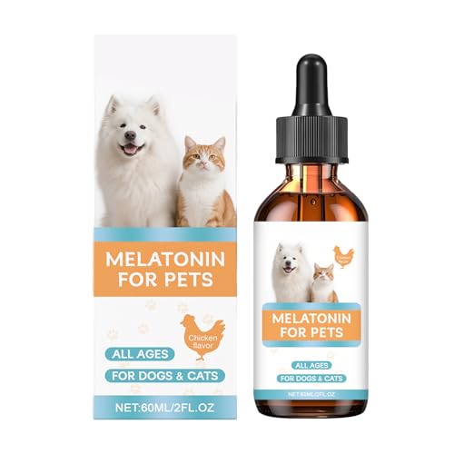 Integratore Calmante Per Gatti,60ml Sedativo per Cuccioli in Toelettatura - Integratore Rilassante E Lenitivo Per - Per Cura Gattini Salute Viaggio Toelettatura Sonno Aggressività Bagno