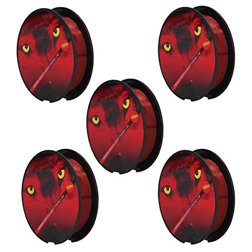 Shanrya Starke Zähigkeits-Angelschnur, 5 Stück 100 Mt verschleißfeste Angelschnur, zum Hochseefischen Reinwasser… – Bild 4