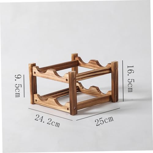 Support de rangement pour bouteilles de vin au design bistrot - 3