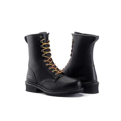 Image of Golden Retriever Men's Composite Toe Waterproof Logger Boots