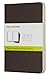 Moleskine Cahier blanc poche cafe set de 3