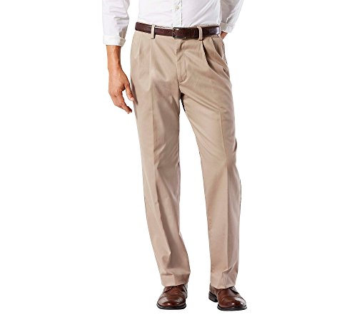 Dockers Easy Khaki D3 Classic Fit Pleated Pants Timberwolf 38 36