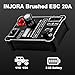 INJORA MB100-R80 20A Brushed Mini ESC for 1/24 1/18 RC Crawler Upgrade
