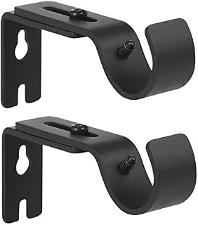 Anndason Heavy Duty Adjustable Curtain Rod Brackets Rod Holders for 1 Inch Rod