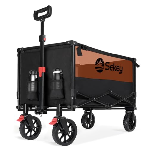 Sekey collapsible wagon with oversized capacity