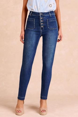 Allimy Women's Button Fly High Waisted Skinny Jeans – Fall 2025 Collection2