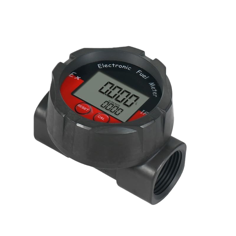 Medidor de flujo de turbina de 1 pulgada impermeable para diésel, gasolina y agua