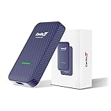 CarlinKit 4.0 Apple carplay Wireless Adapter,für Autos mit Car Play-Funktion(Herstellungsjahr:2017 bis 2023) Plug-and-Play,Firmware-Update unterstützen,5GHz WiFi Auto-Connect
