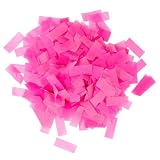 Ultimate Confetti Glow UV Hot Pink Tissue Confetti-Biodegradable (1lb) -Fun for Glow Parties-Clubs-B