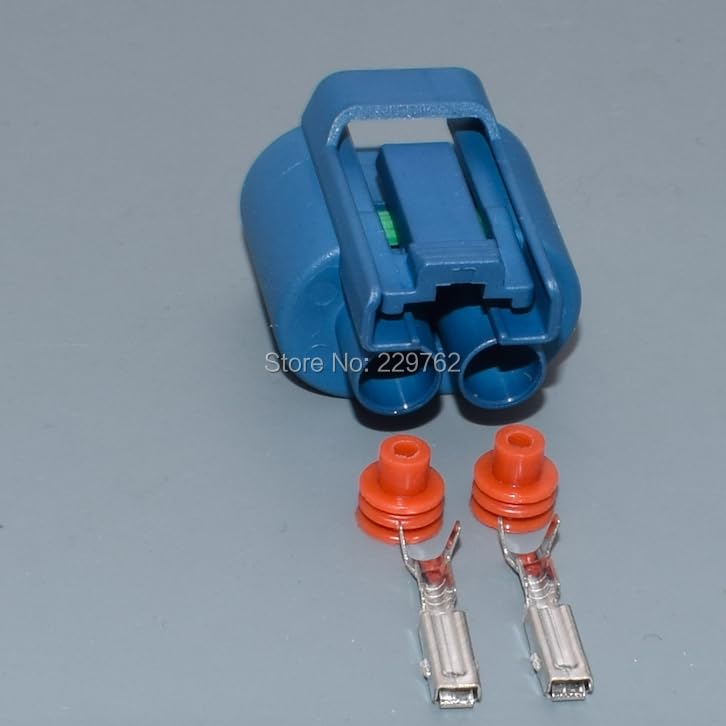 2/100Sets 2 Pin/Way 2.8mm car Fog Light Lamp 9005 HB3 Connector Plug Socket with Cable Pigtail for Toyota for Honda for Mazda - (Color Name: 20sets)