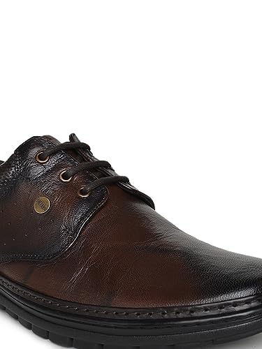 Image of Buckaroo SHERCA Genuine Crumbald Leather Casual Shoes for Mens