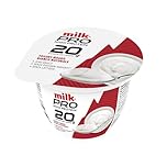 Milk Yogurt Proteico Bianco Naturale Milk PRO, Yogurt Senza Lattosio con Fermenti Lattici e Proteine - Yogurt Magro di Latte Senza Lattosio, Senza Zucchero, Zero Grassi (Bianco Naturale, 180g)