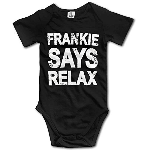 Image of Yeavomeny Frankie Say Relax Infant Bodysuit Short Sleeve Jumpsuit Rompers Climbing Clothes