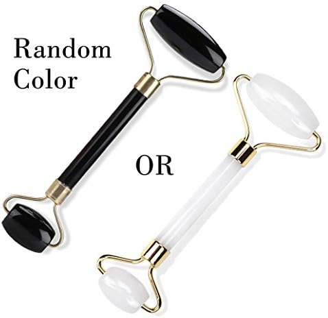 Jade Roller for Face Massage Tool Natural Himalayan Anti-aging Facial Jade Stone Set Therapy Neck Healing Face Remove Wrinkles